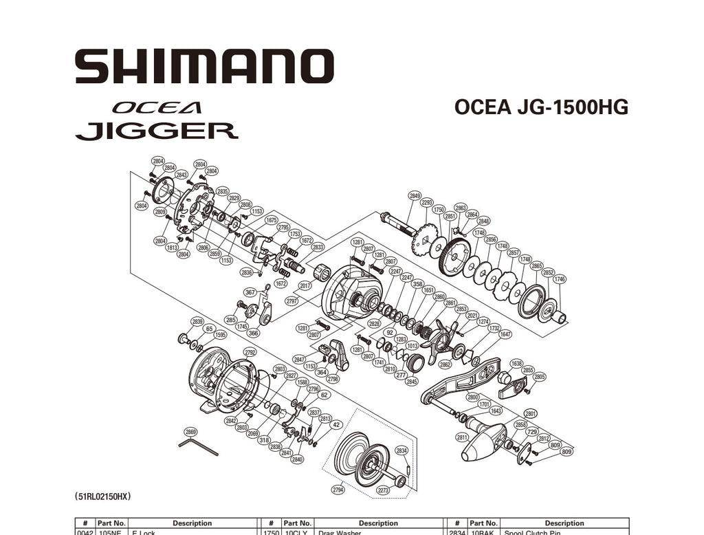 OCEA JIGGER 1500HG