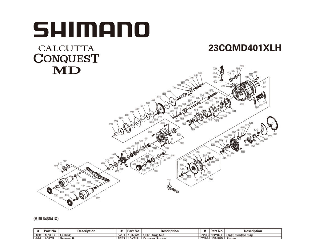 CALCUTTA CONQUEST MD401XG LH B